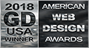 2018 GDUSA American Web Design Awards winner badge