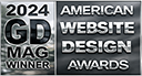 2024 GDUSA American Website Design Awards winner badge
