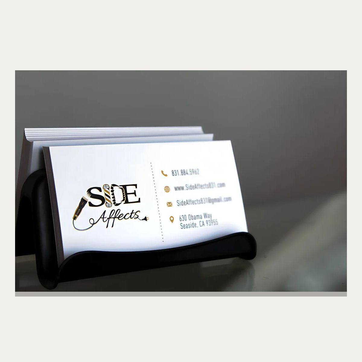 Business card and print design